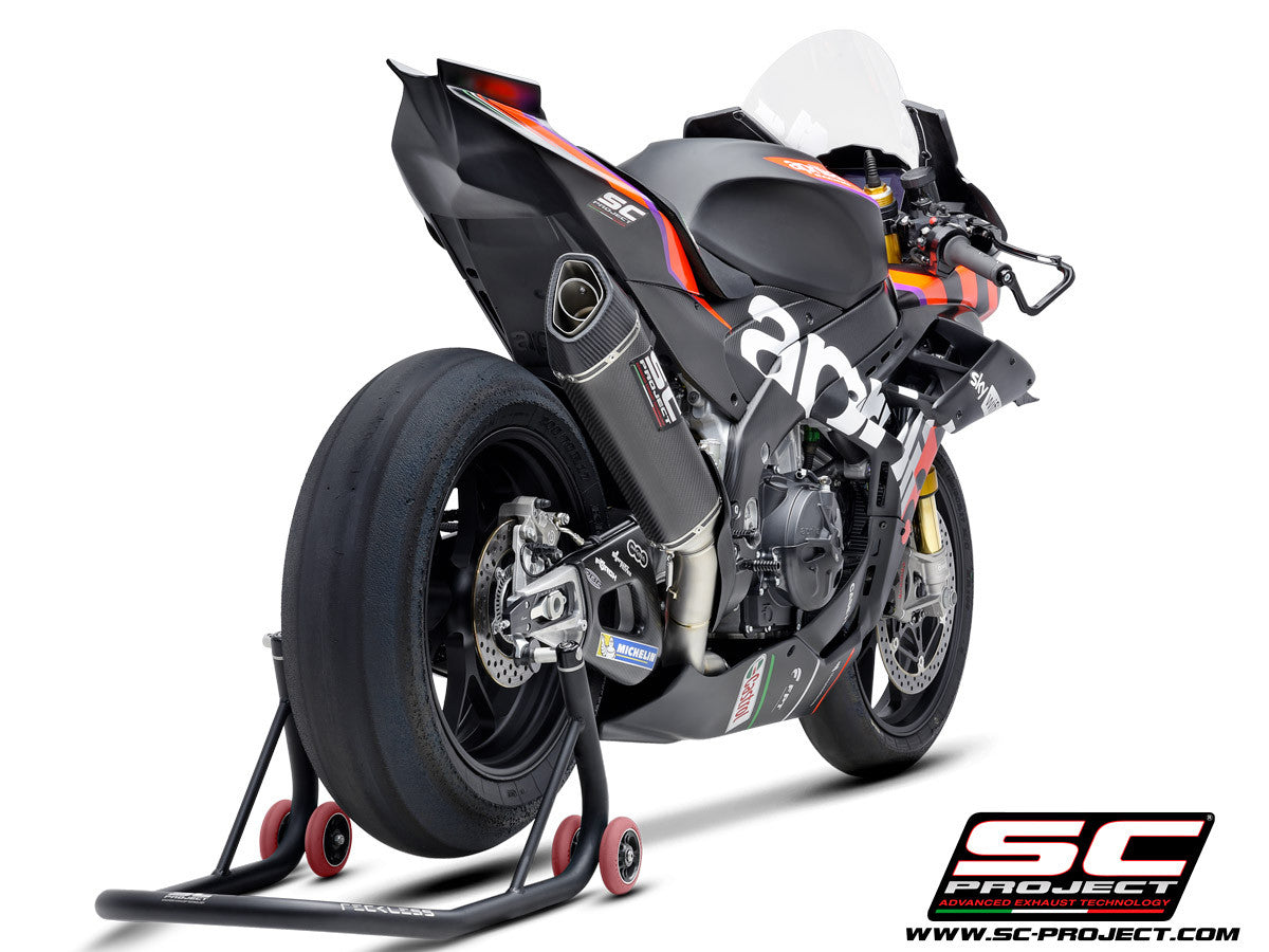 Sistema de escape completo SC-Project Titan SC1-R (350mm) para Aprilia RSV4 1100 Factory (21-25) A27A-TC93C 