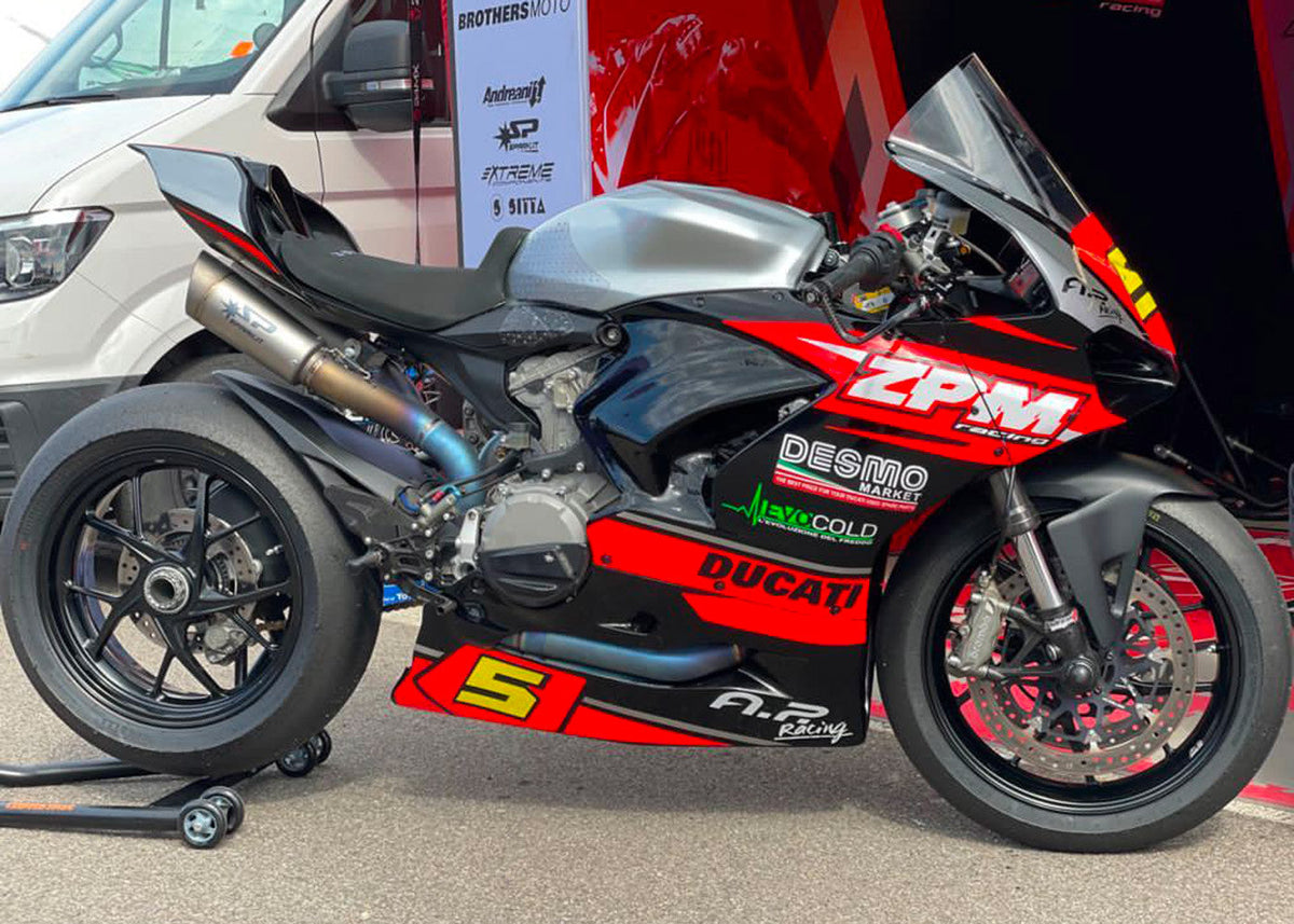 Spark Exhaust Komplettanlage Untersitz Grid-O Titanium Ducati Panigale 959 (16-19) GDU8832T