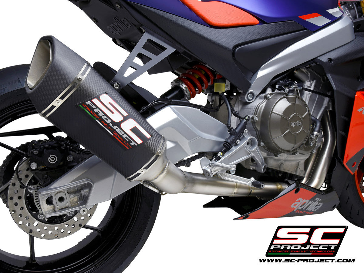 SC-Project Trofeo Titan sistema completo 2-1 SC1-R Aprilia RS 660 (20-24) A23A-PTC90 