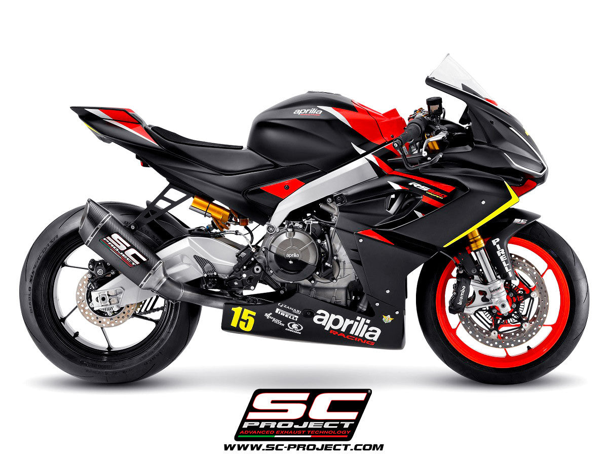 SC-Project Trofeo Titan sistema completo 2-1 SC1-R Aprilia RS 660 (20-24) A23A-PTC90 