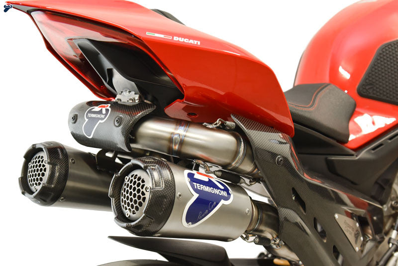 Sistema de escape completo de acero inoxidable Termignoni D200 RHT Ducati Panigale V4/S (18-24) D20009400ITC 