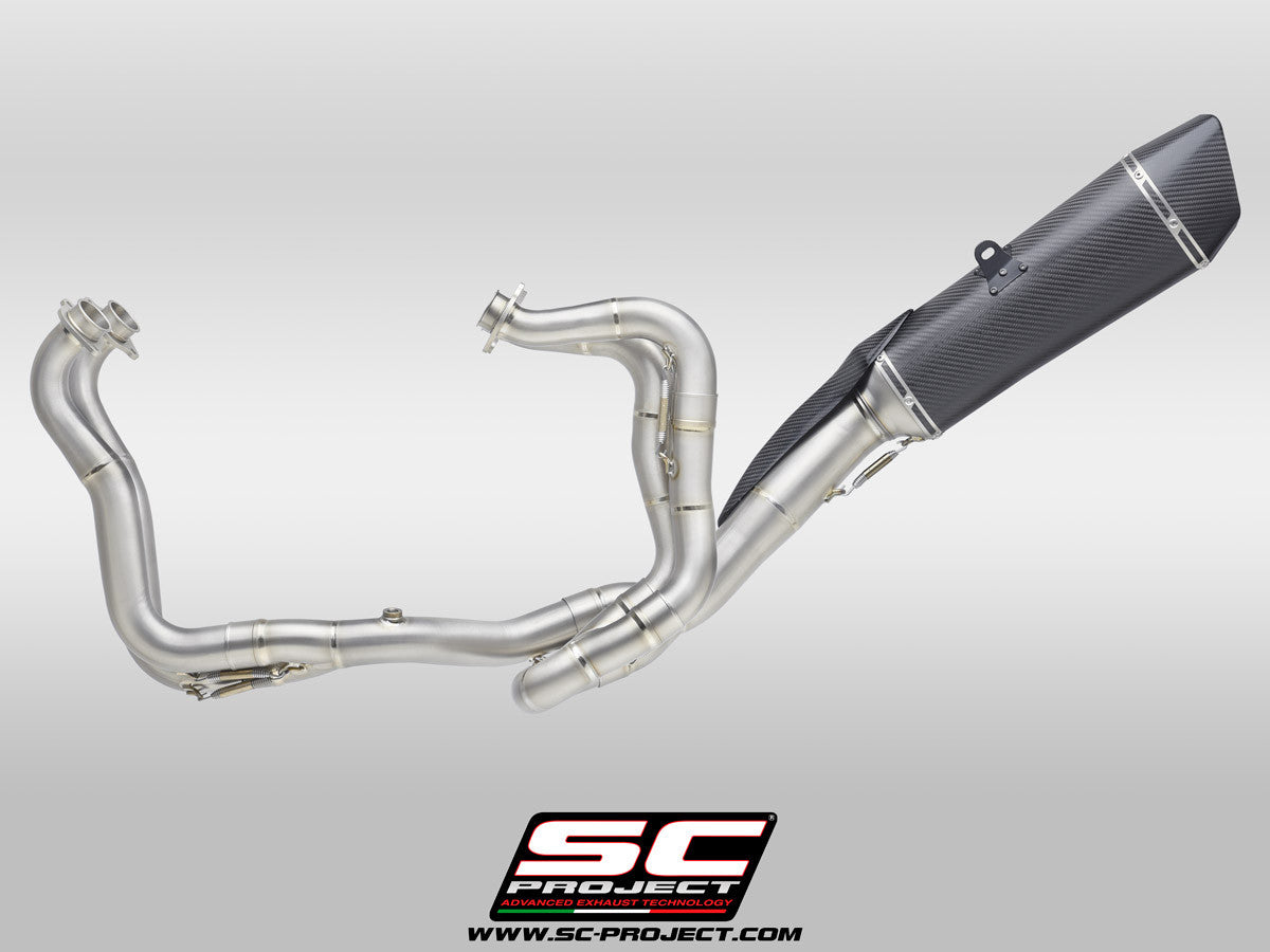 Sistema de escape completo SC-Project Titan SC1-R (350mm) para Aprilia RSV4 1100 Factory (21-25) A27A-TC93C 