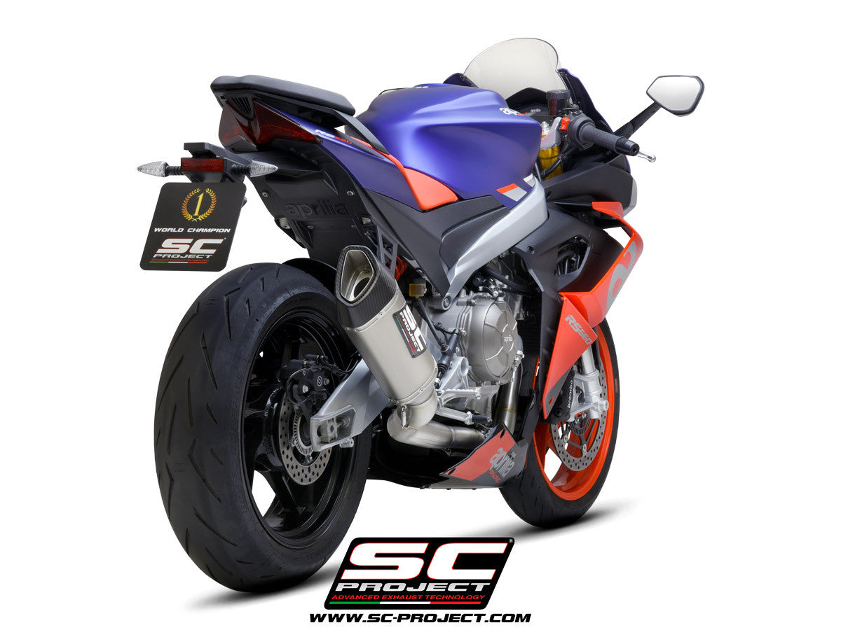 SC-Project Trofeo Titan sistema de escape completo 2-1 SC1-R Aprilia RS 660 (20-25) A23A-TC90 