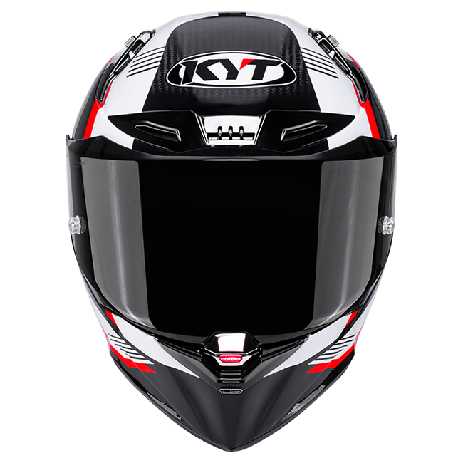 KYT R1R Casco de Carreras Carbono Zona Roja Y6R10007 