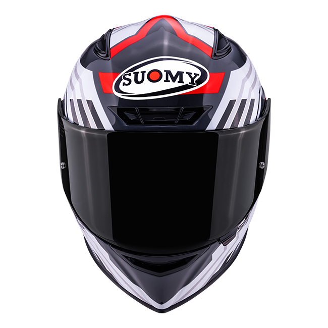 Suomy Track-1 Casco Framework Blanco/Rojo K6T10022 