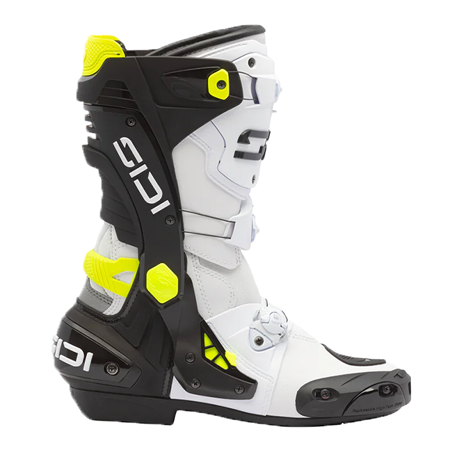 Botas de moto Sidi Rex Blanco/Negro/Amarillo 