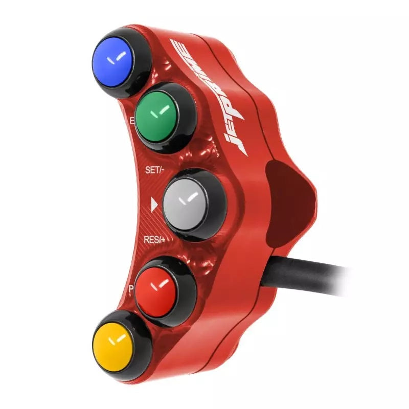 Interruptor de manillar Race izquierdo JetPrime Kawasaki ZX-10 R/RR (21-25) JP PLSR 054 