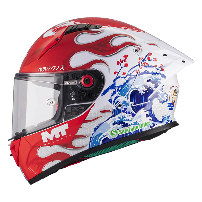MT-Helmets KRE+ S Casco Réplica de Ryusei Yamanaka 2025 A5 Glow Completo 