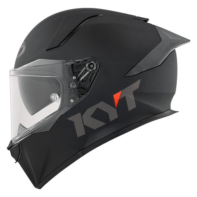 KYT R2R Casco Plano negro mate Y6R200X6 