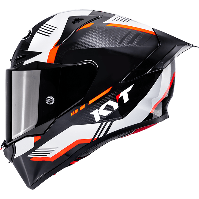 KYT R1R Casco de Carreras Carbono Zona Naranja Y6R10008 