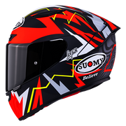Suomy Track-1 Casco Mate Rojo Réplica de Sam Lowes 2025 K6T10020 