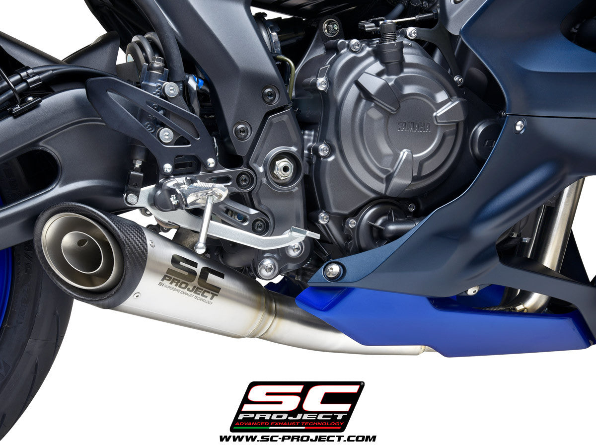 Sistema de escape completo SC-Project RACE S1 Yamaha YZF-R7 (21-25) Y36A-CDE41 