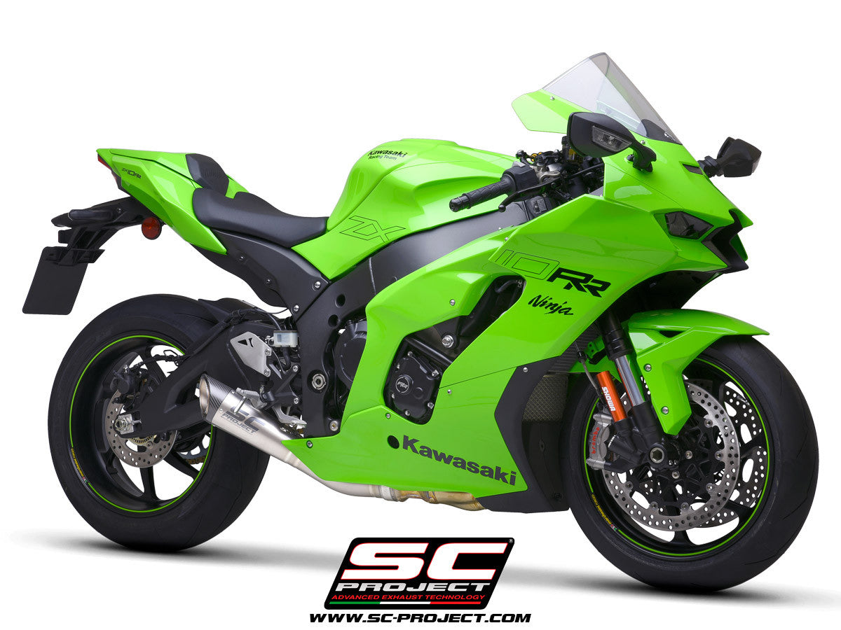SC-Project Slip-On S1 + tubo de reemplazo KAT Kawasaki ZX-10 R/RR (21-25) K38A-DET41T 
