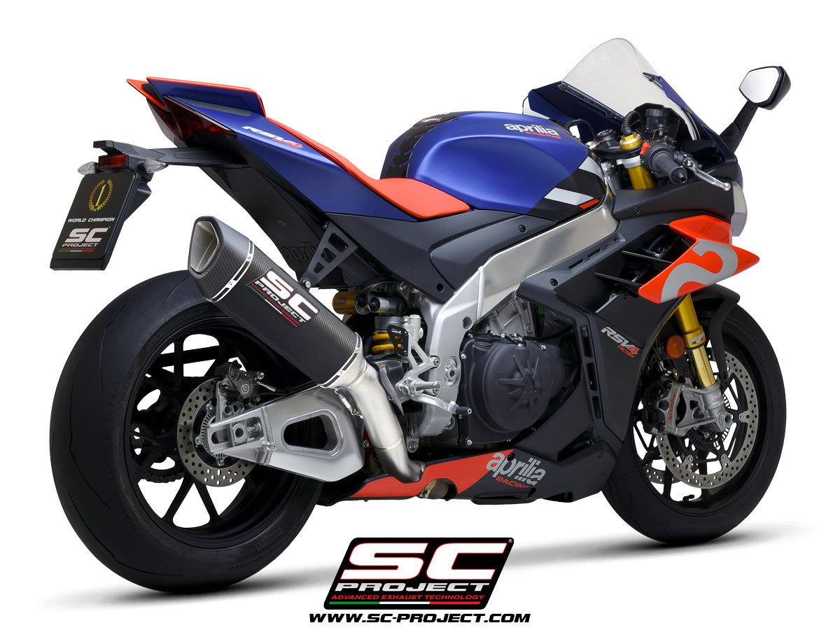 SC-Project Escape de tipo Slip-On SC1-R (350 mm) Aprilia RSV4 1100 Factory (21-24) A27A-T93 