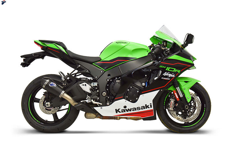 Kit de Escape Termignoni Slip-On Cónico Negro Kawasaki ZX-10 R/RR (21-25) 