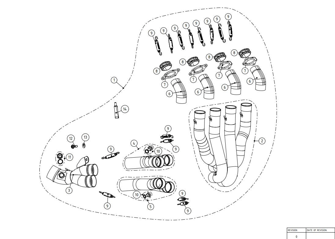 Akrapovic Colector (Titanio) Honda CBR 1000 RR-R SC82 (20-23) E-H10E2 