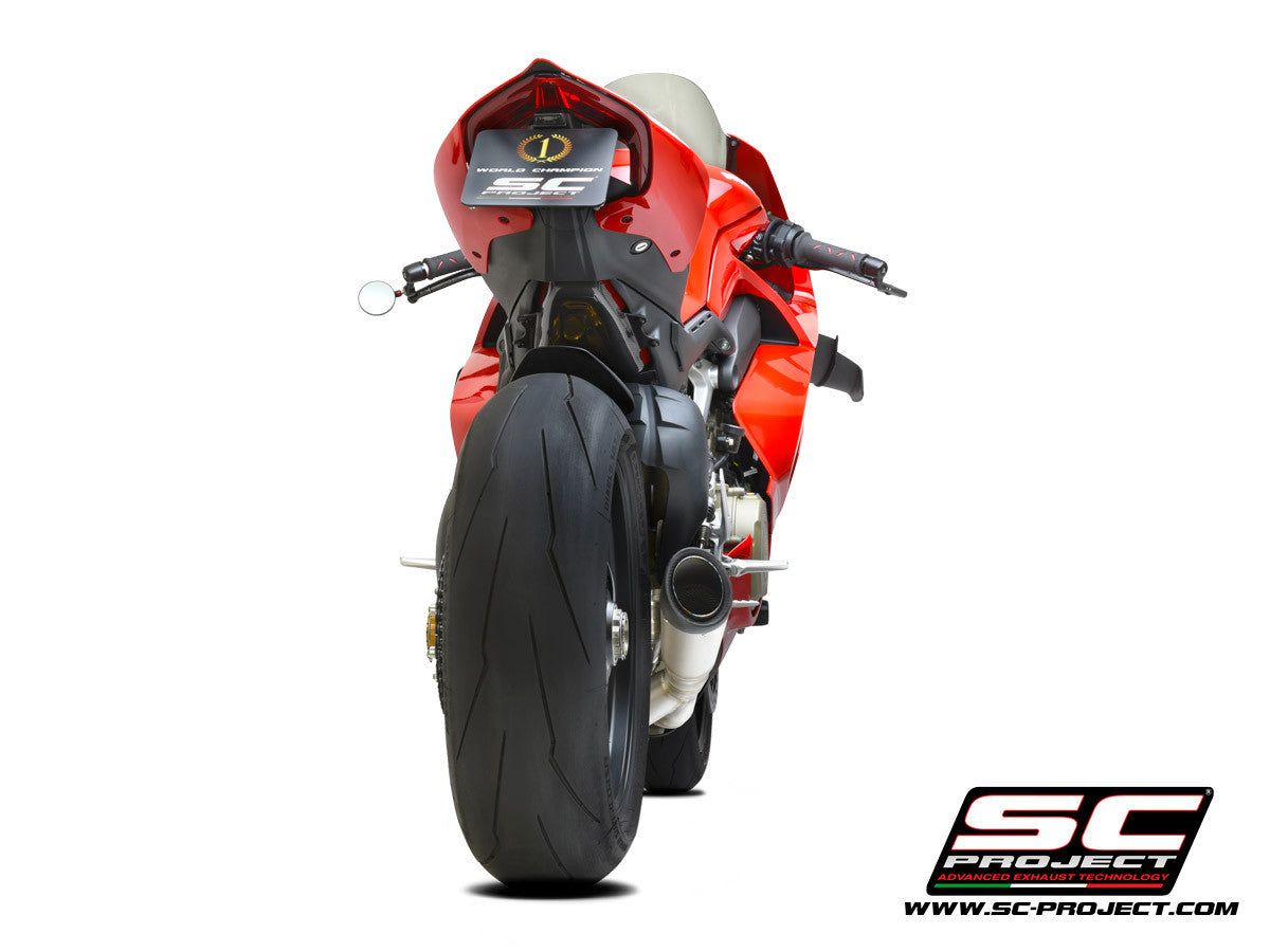 Sistema de escape SC-Project semi-completo S1 Ducati Panigale V4/S (2021) D26C-LT41T 