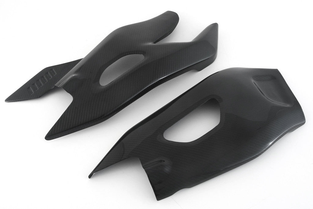 Cubiertas de basculante de carbono Fullsix para Yamaha YZF-R1/M RN32, RN49 y RN65 (15-26) 